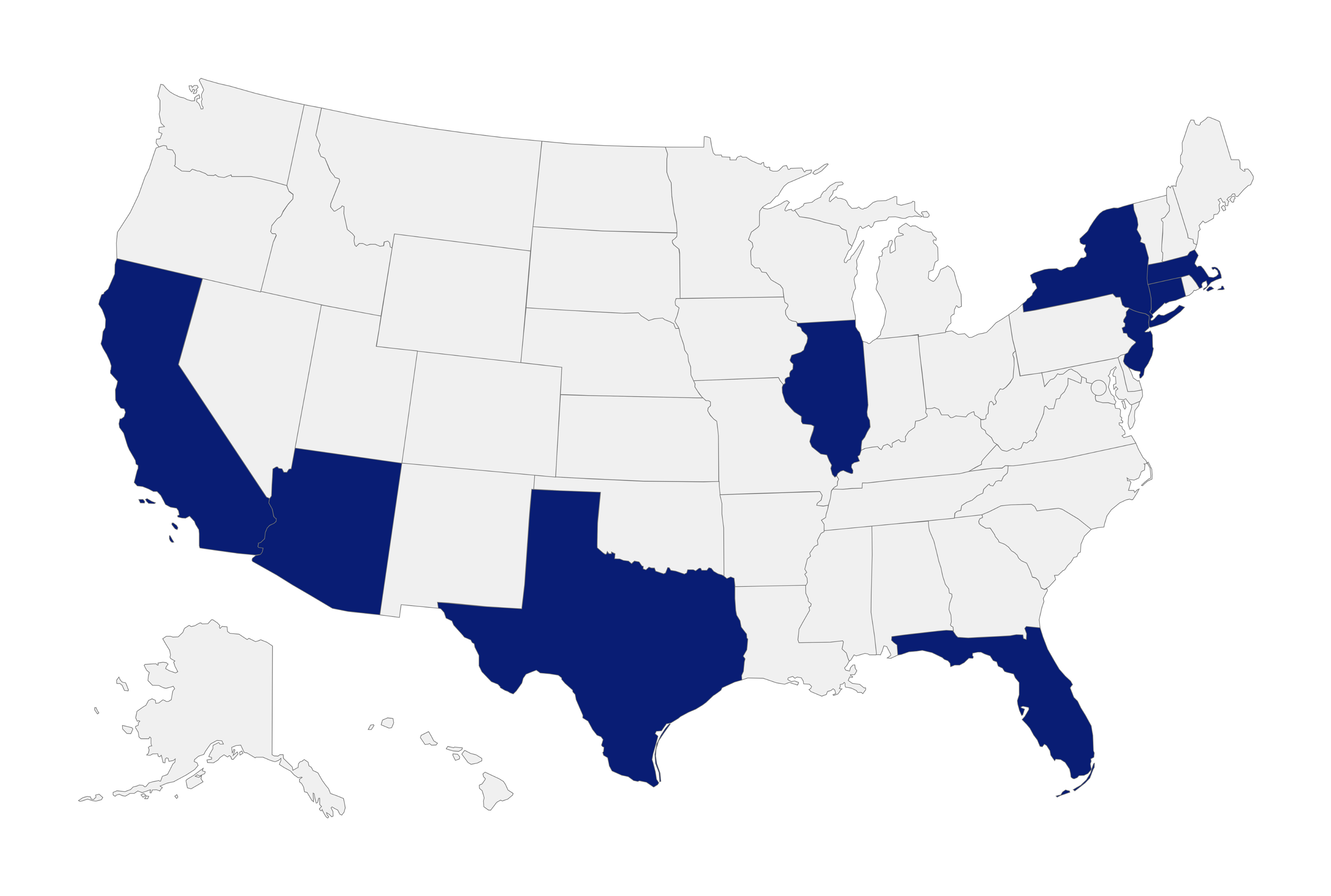 EnFin states map EnFin states map