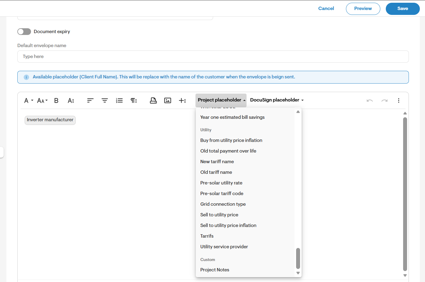 DocuSign: How to Create a Document Template