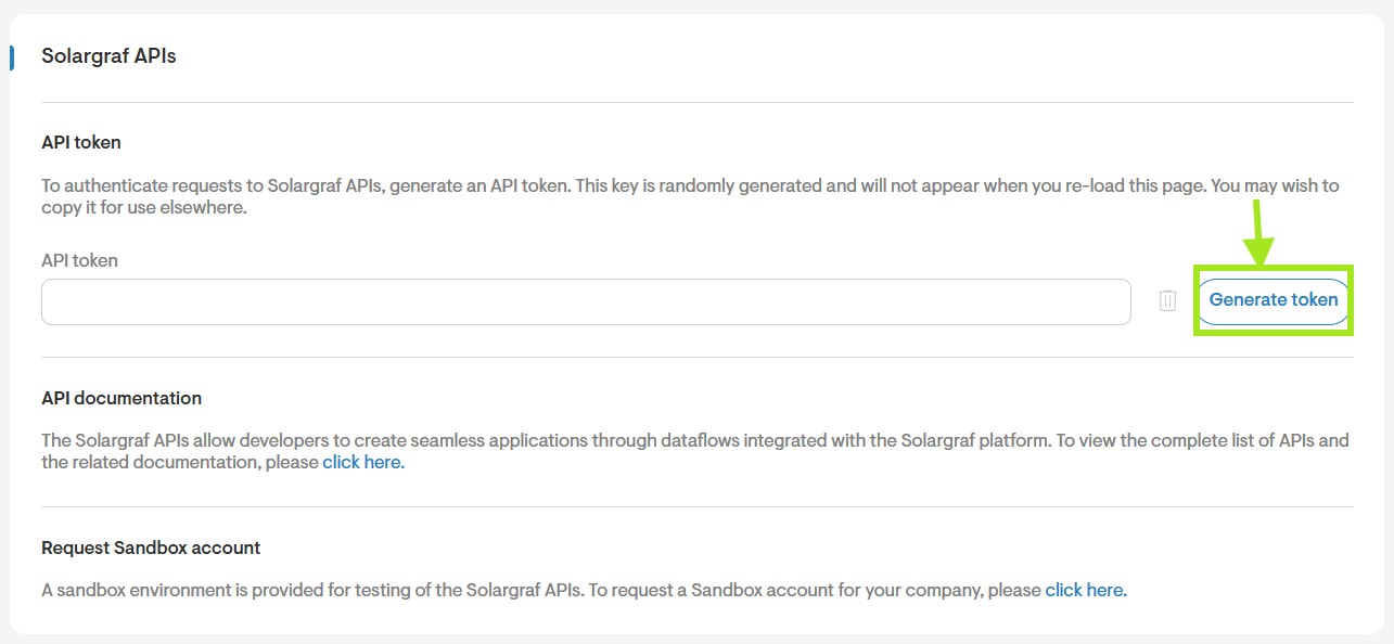 How to Generate an API Token