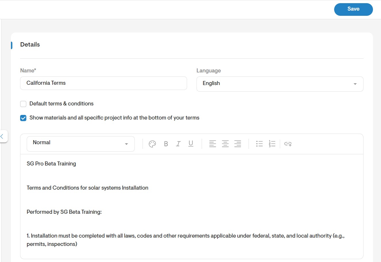 Terms & Conditions and Custom Laws